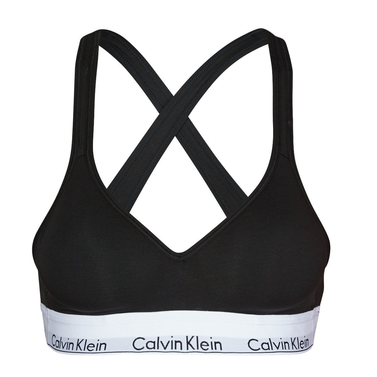 Calvin Klein Jeans  MODERN COTTON BRALETTE LIFT  Černá