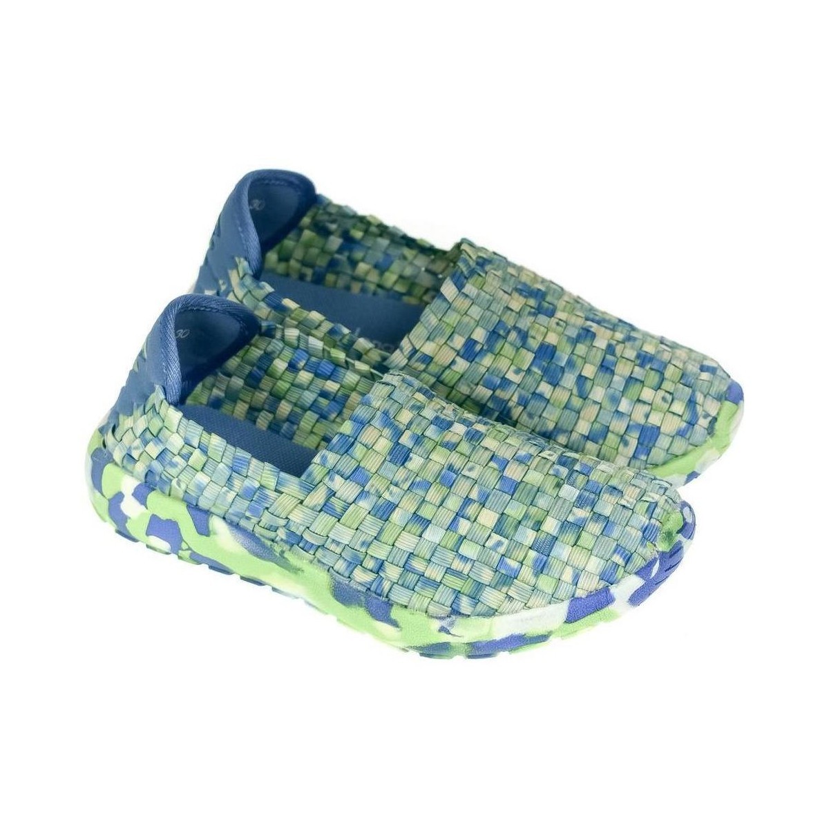 Pur  Detské modro-zelené elastické tenisky JOHAN