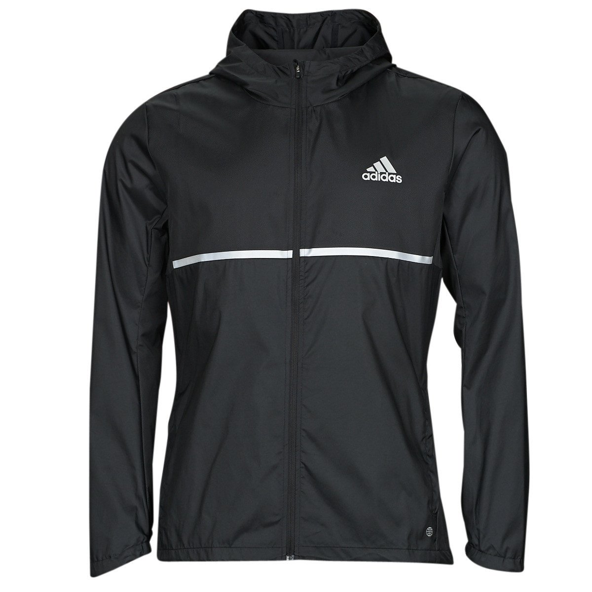 adidas  OWN THE RUN JACKET  Černá