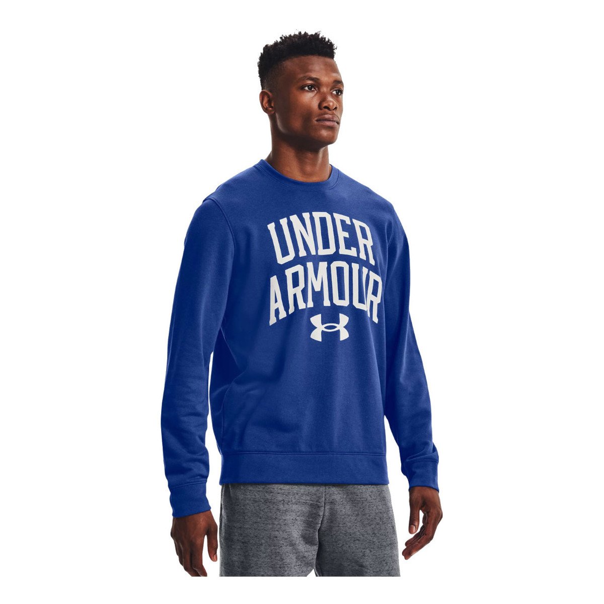 Under Armour  Rival Terry Crew  Modrá