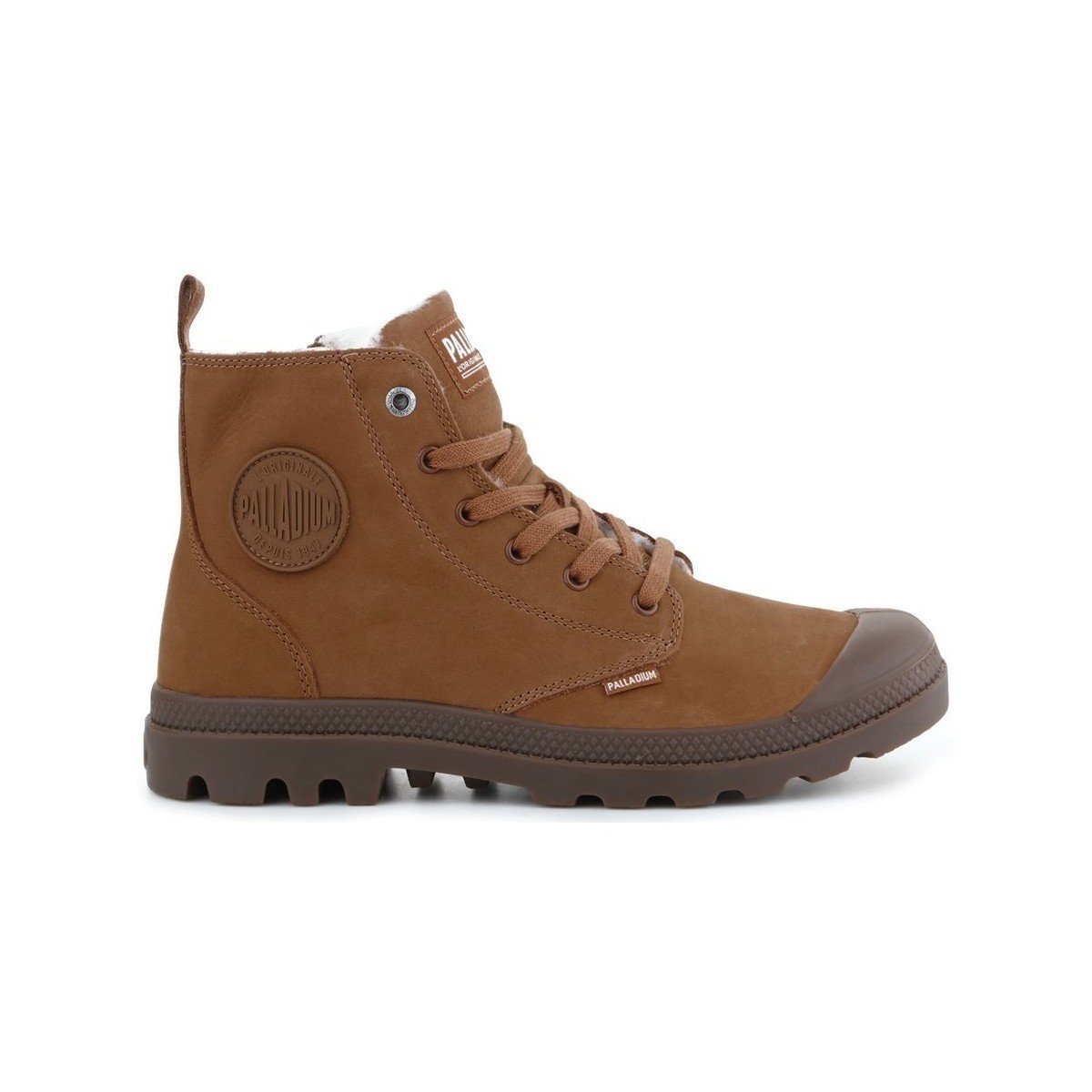 Palladium  Pampa HI Zip WL  Hnědá