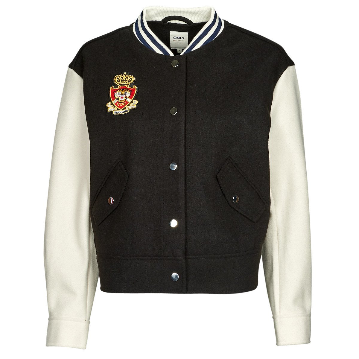 Only  ONLWEMBLEY L/S COLLEGE JACKET CC PNT  Černá