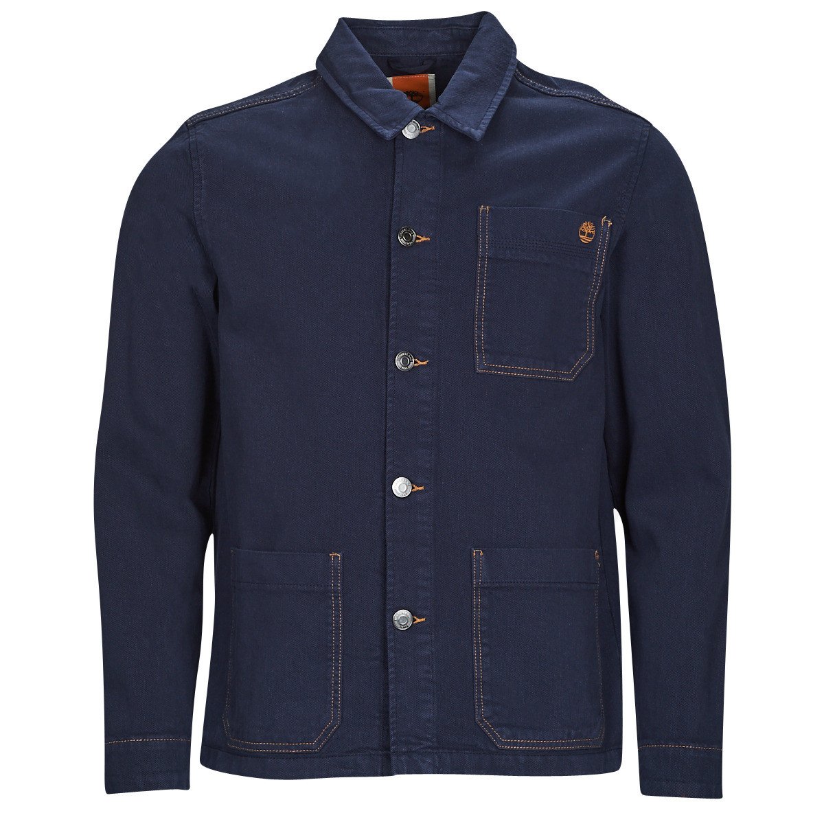 Timberland  Work For The Future - Cotton Hemp Denim Chore Jacket  Tmavě modrá