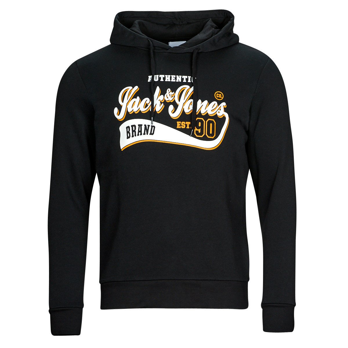 Jack & Jones  JJELOGO SWEAT HOOD 2 COL 23/24  Černá