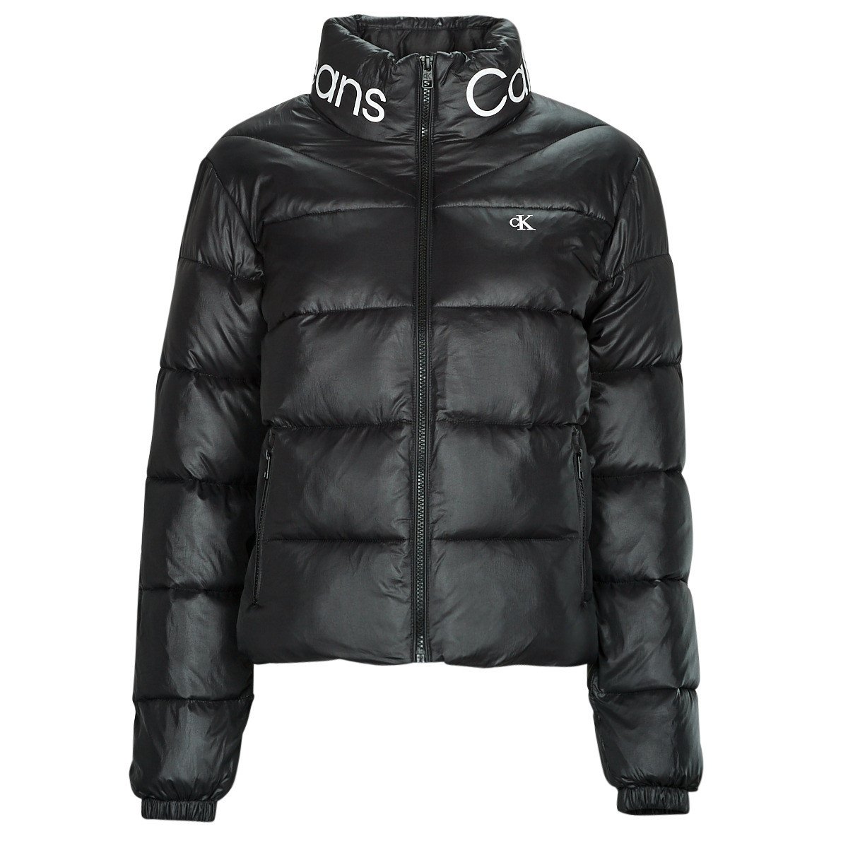 Calvin Klein Jeans  FITTED LW PADDED JACKET  Černá