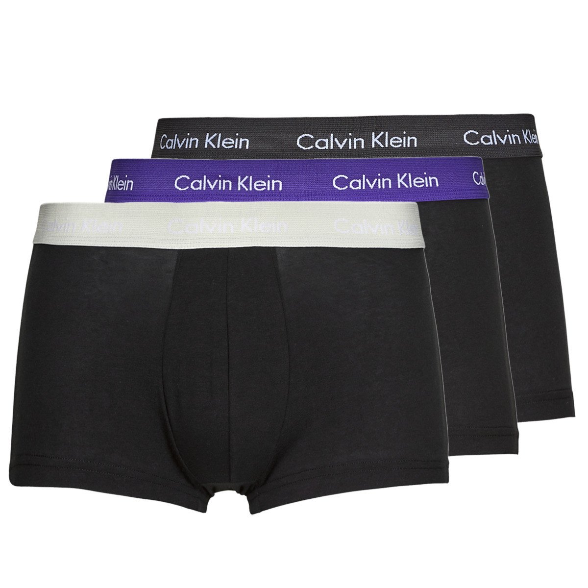 Calvin Klein Jeans  LOW RISE TRUNK X3  Černá