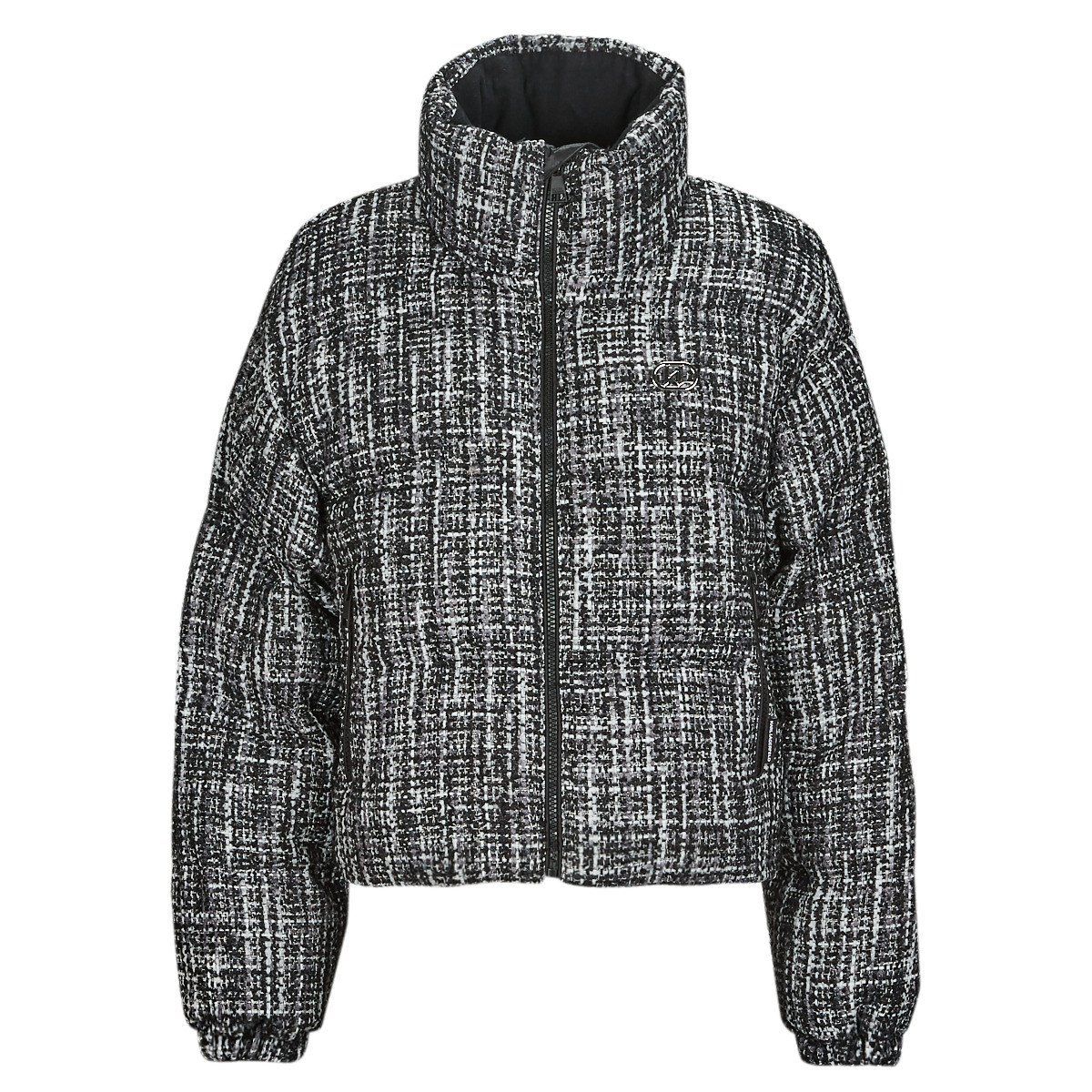 Karl Lagerfeld  BOUCLE PUFFER JACKET  Černá