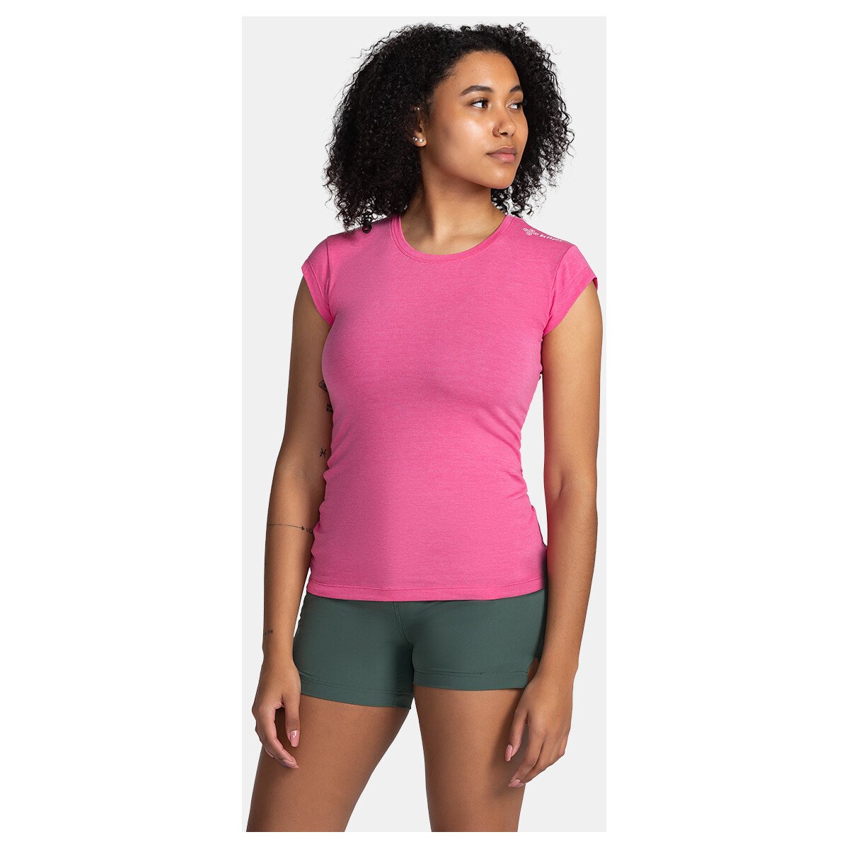 Kilpi  Dámské bavlněné triko  PROMO-W  Růžová