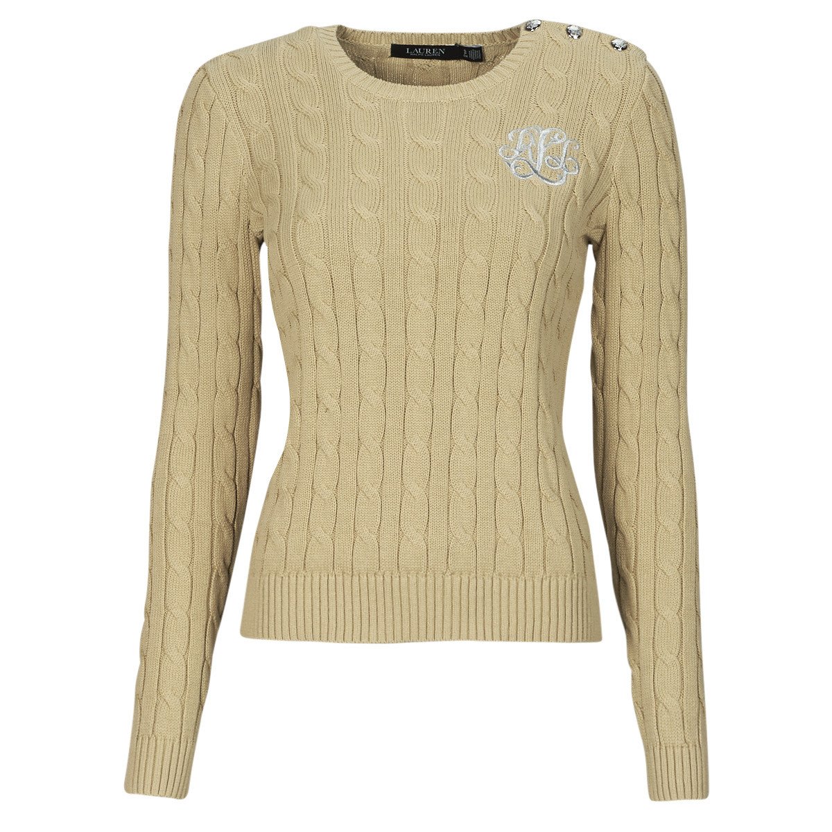 Lauren Ralph Lauren  MONTIVA-LONG SLEEVE-PULLOVER  Béžová