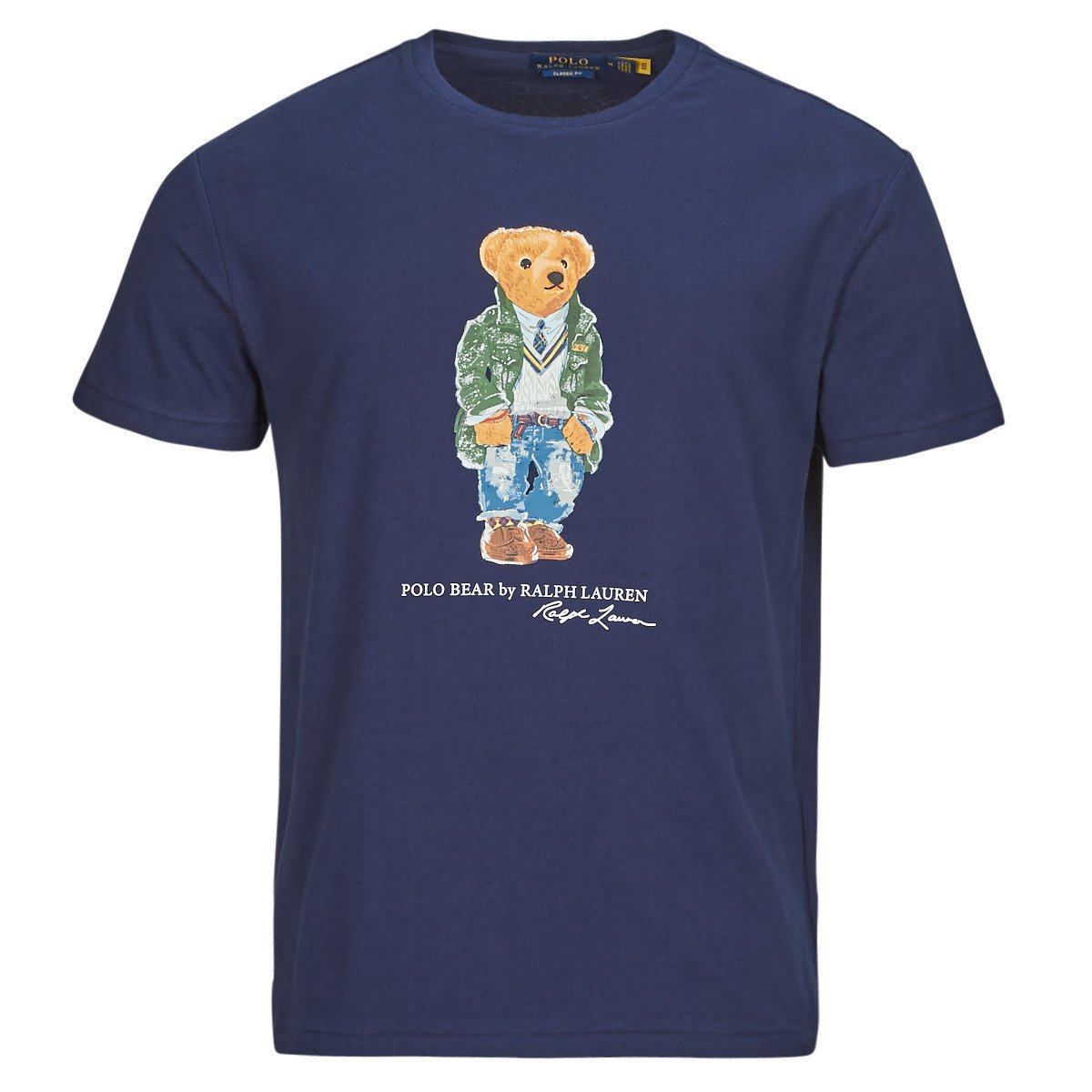 Polo Ralph Lauren  T-SHIRT POLO BEAR AJUSTE EN COTON  Tmavě modrá