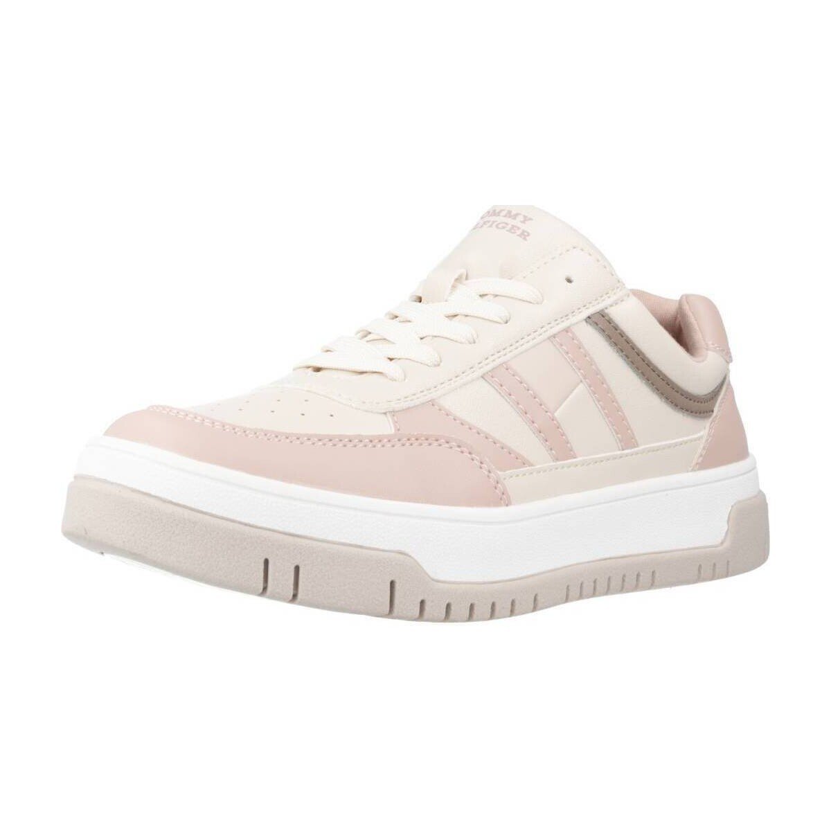Tommy Hilfiger  LOW CUT LACE-UP SNEAKER  Růžová