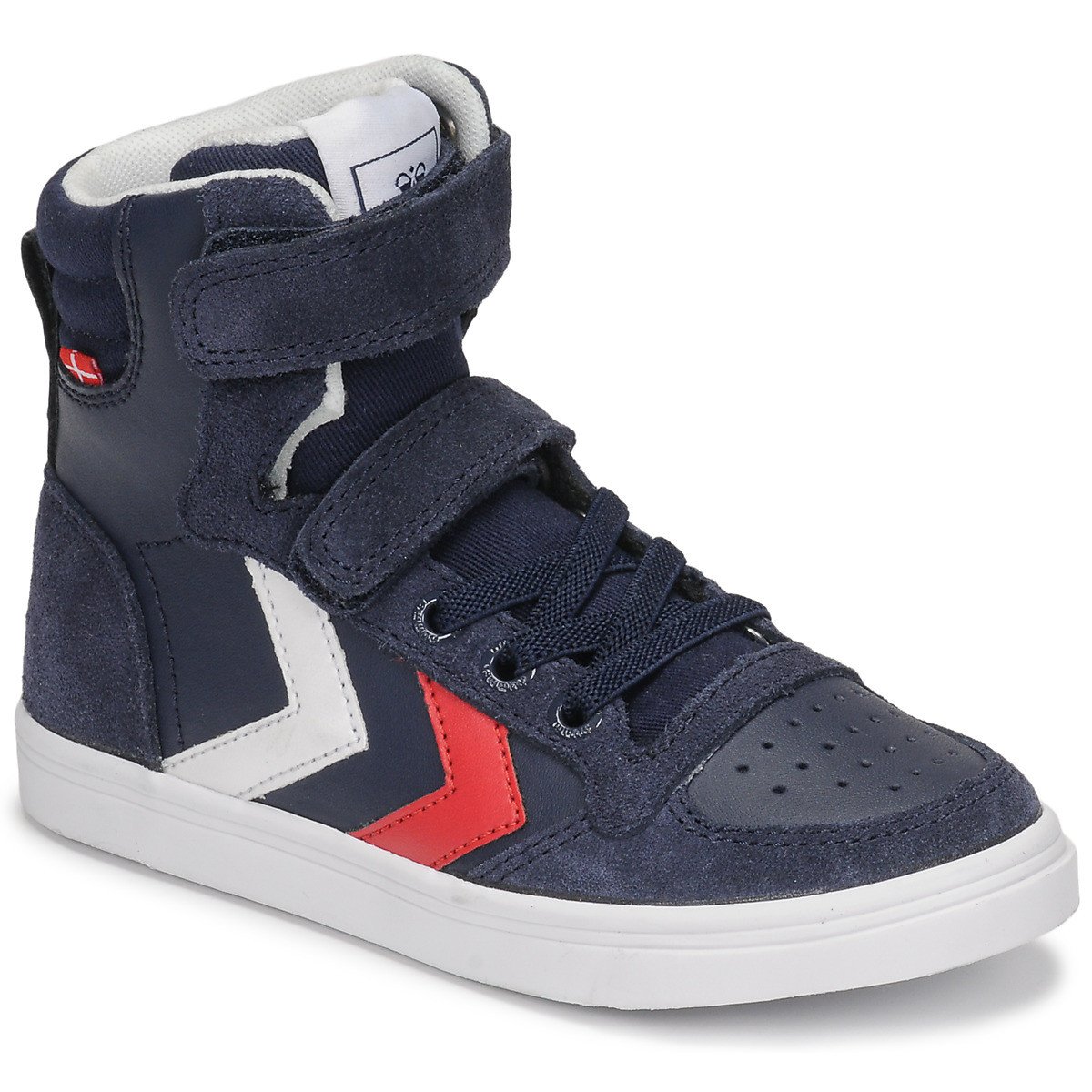 hummel  SLIMMER STADIL HIGH JR  Modrá