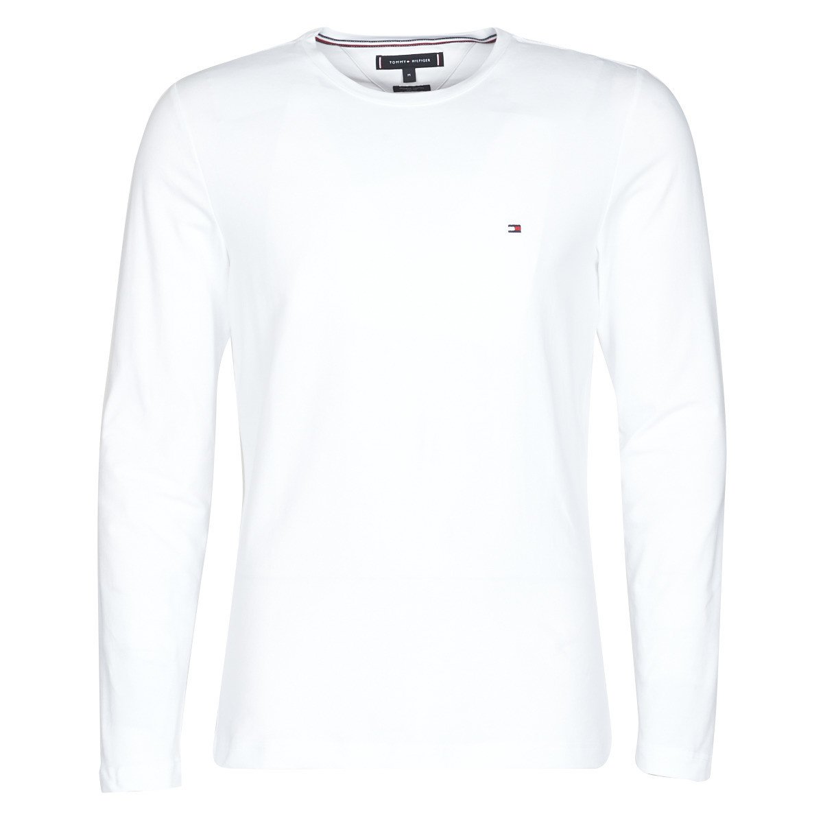 Tommy Hilfiger  STRETCH SLIM FIT LONG SLEEVE TEE  Bílá