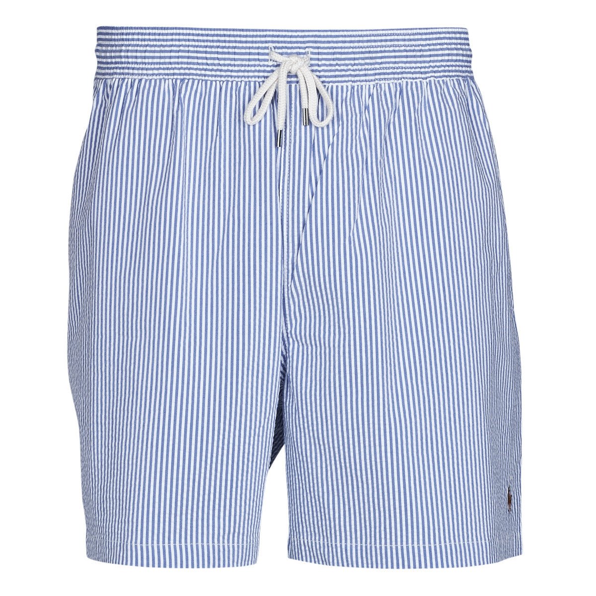 Polo Ralph Lauren  MAILLOT SHORT DE BAIN RAYE SEERSUCKER CORDON DE SERRAGE ET POCHE  Modrá