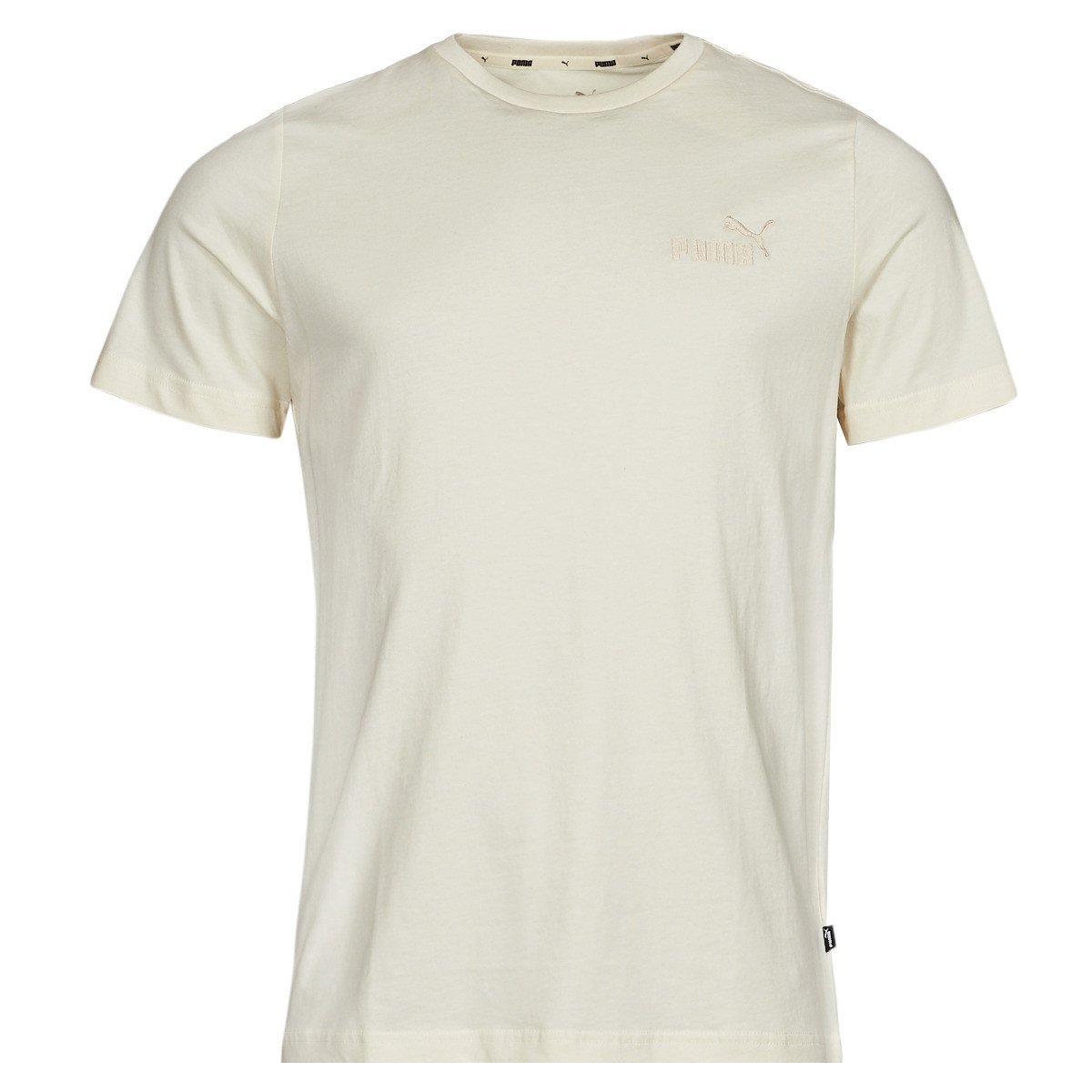 Puma  ESS+ EMBROIDERY LOGO TEE  Béžová