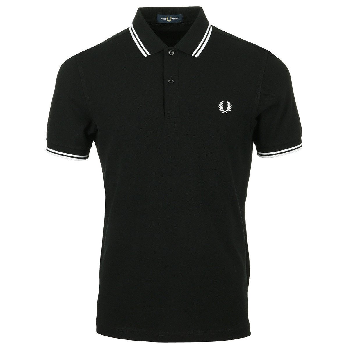 Fred Perry  Twin Tipped Shirt  Černá