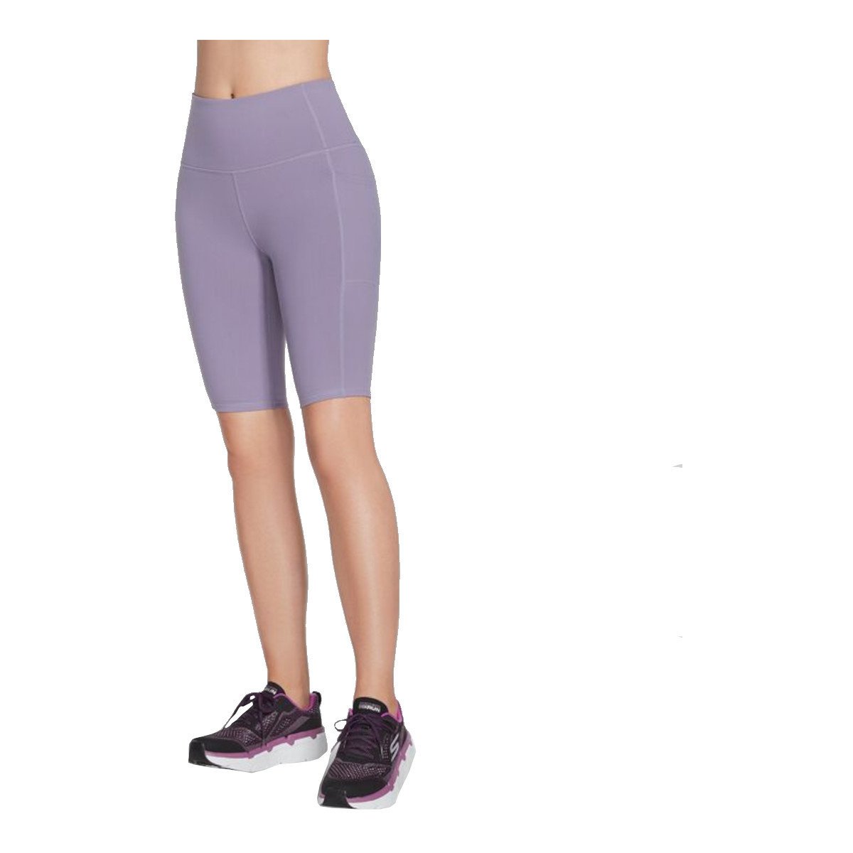 Skechers  Go Walk High Waisted Bike Short  Fialová