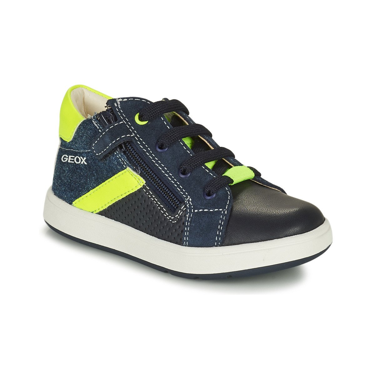 Geox  B BIGLIA B. B - NAPPA+DENIM SL  Tmavě modrá
