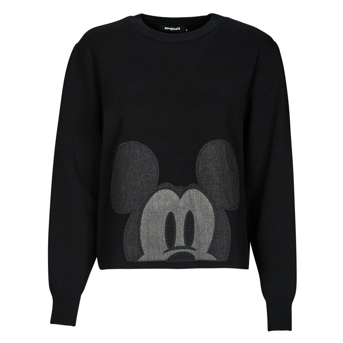 Desigual  MICKEY PATCH DENIM  Černá