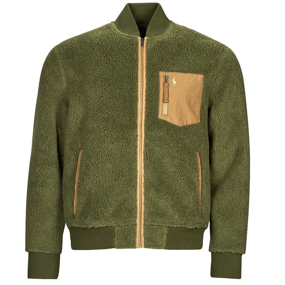 Polo Ralph Lauren  LSBOMBERM5-LONG SLEEVE-FULL ZIP  Khaki