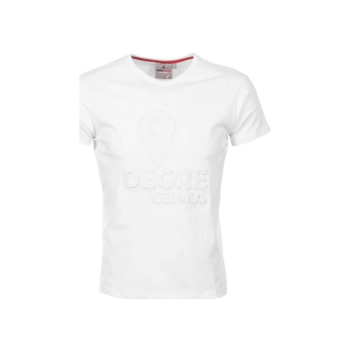 Degré Celsius  T-shirt manches courtes homme CABOS  Bílá