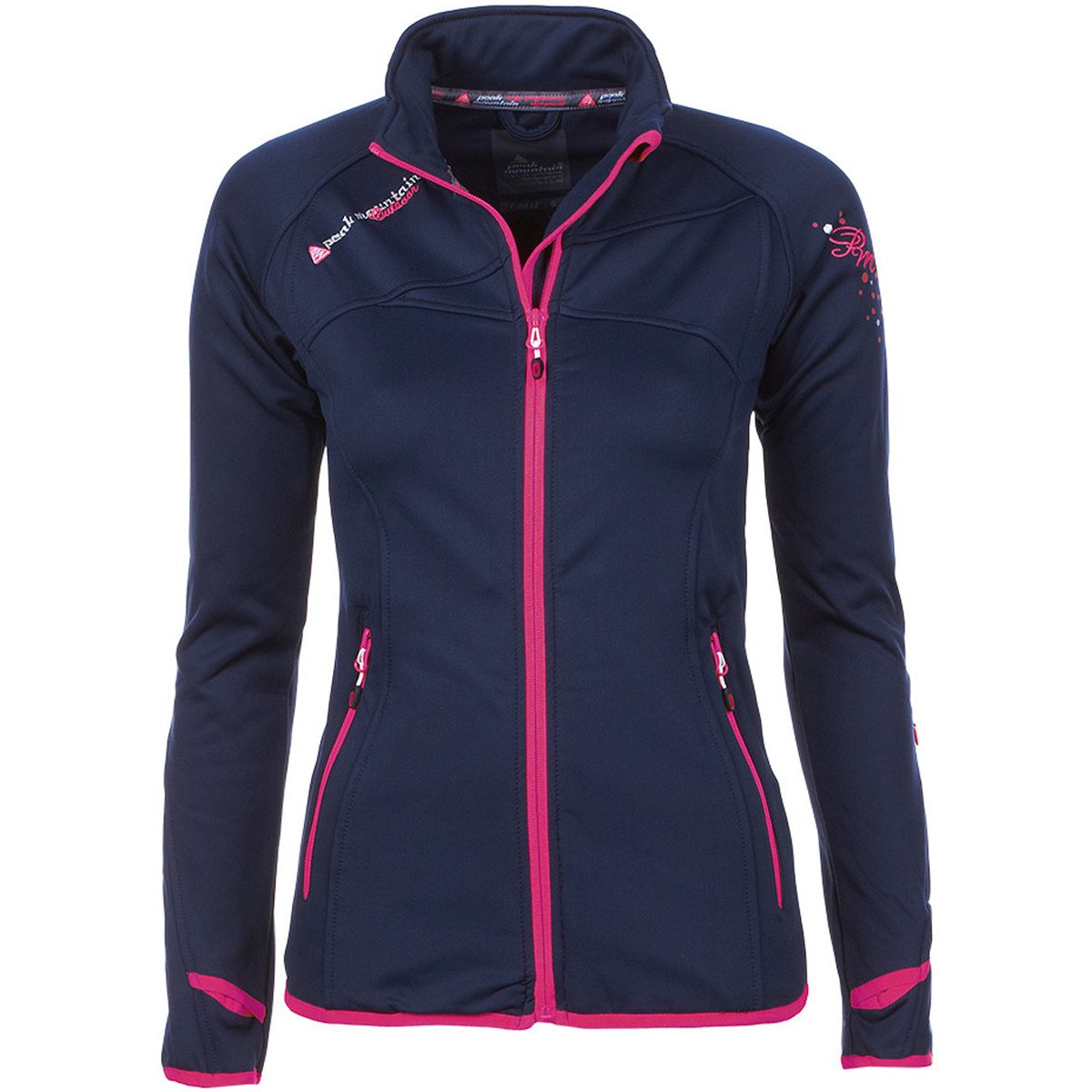 Peak Mountain  Blouson polarshell femme ACLIMATE  Tmavě modrá
