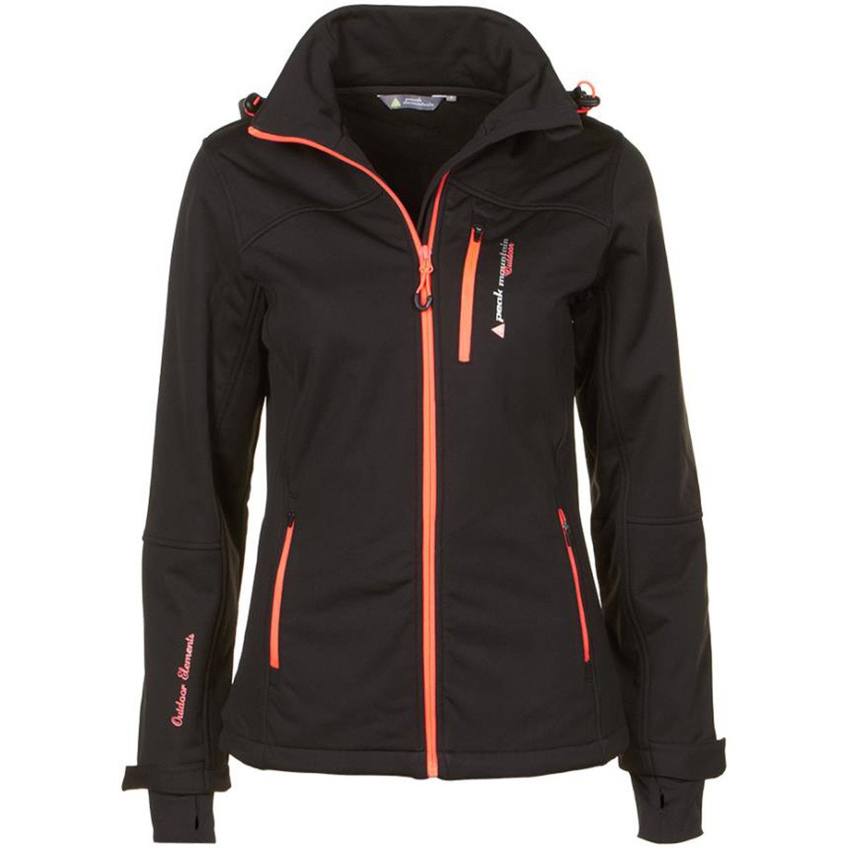 Peak Mountain  Blouson softshell fille FANNE  Černá
