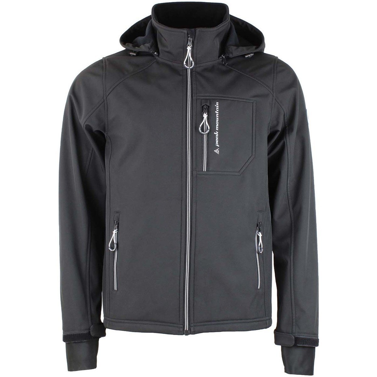 Peak Mountain  Blouson softshell homme CAFORAIN  Černá