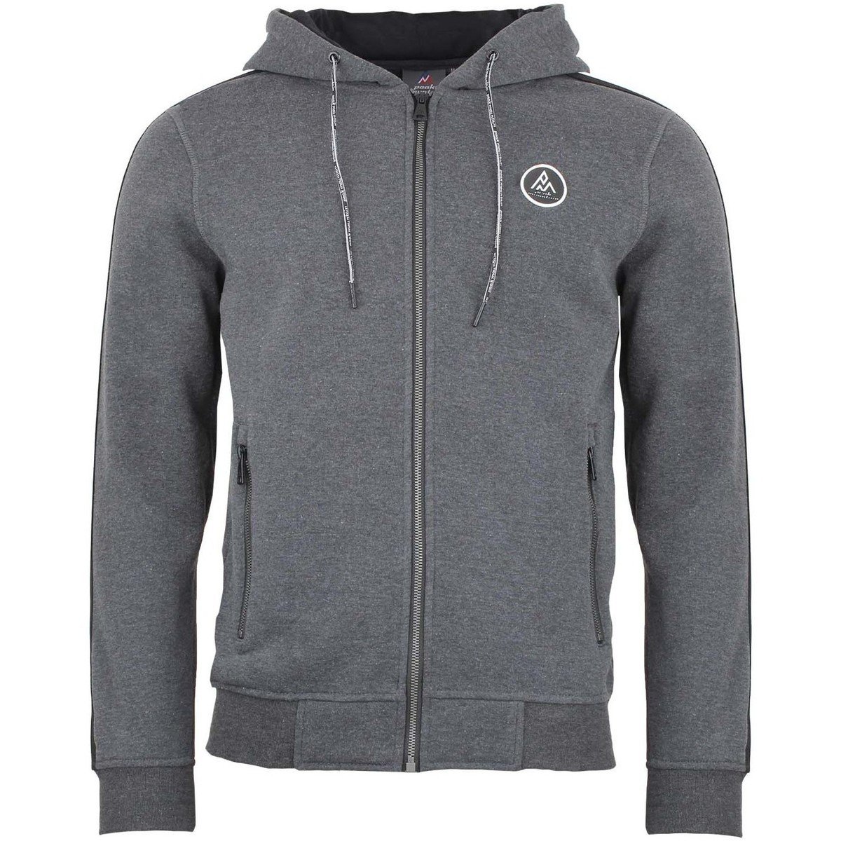 Peak Mountain  Sweat zippé à capuche homme CYRIL  Šedá
