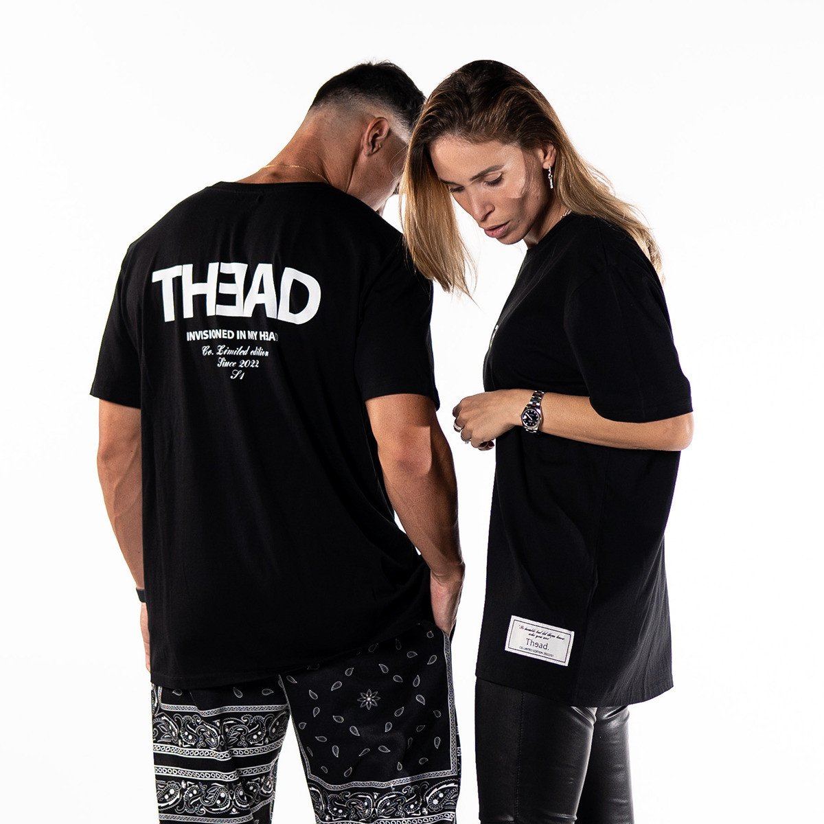 THEAD.  DUBAI T-SHIRT  Černá