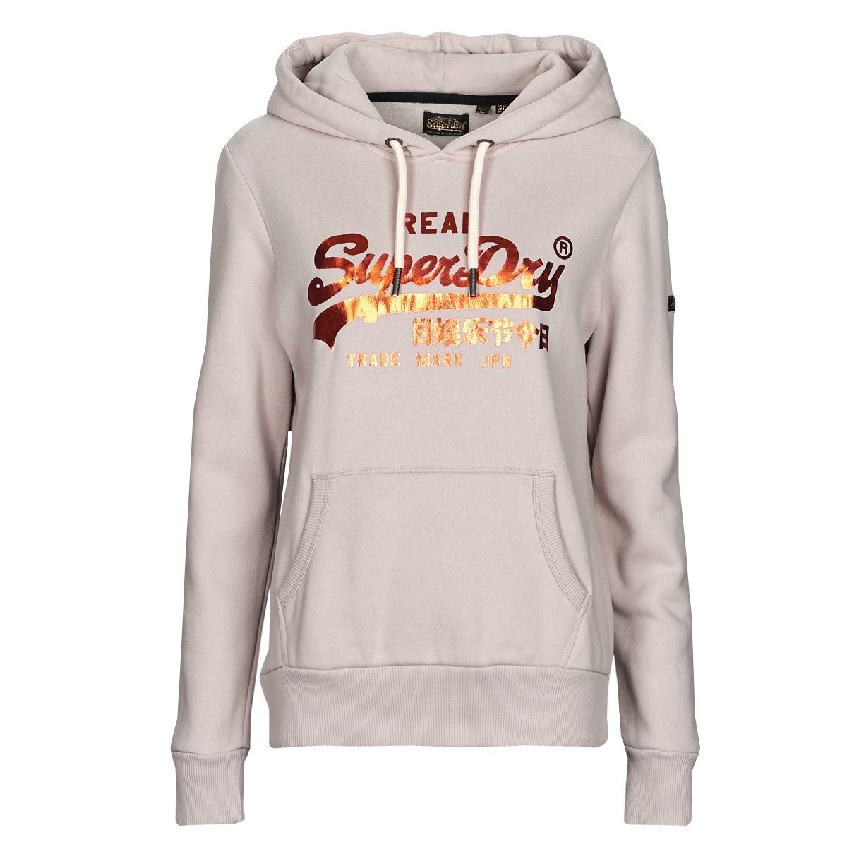 Superdry  VL EMBELLISH HOOD  Béžová