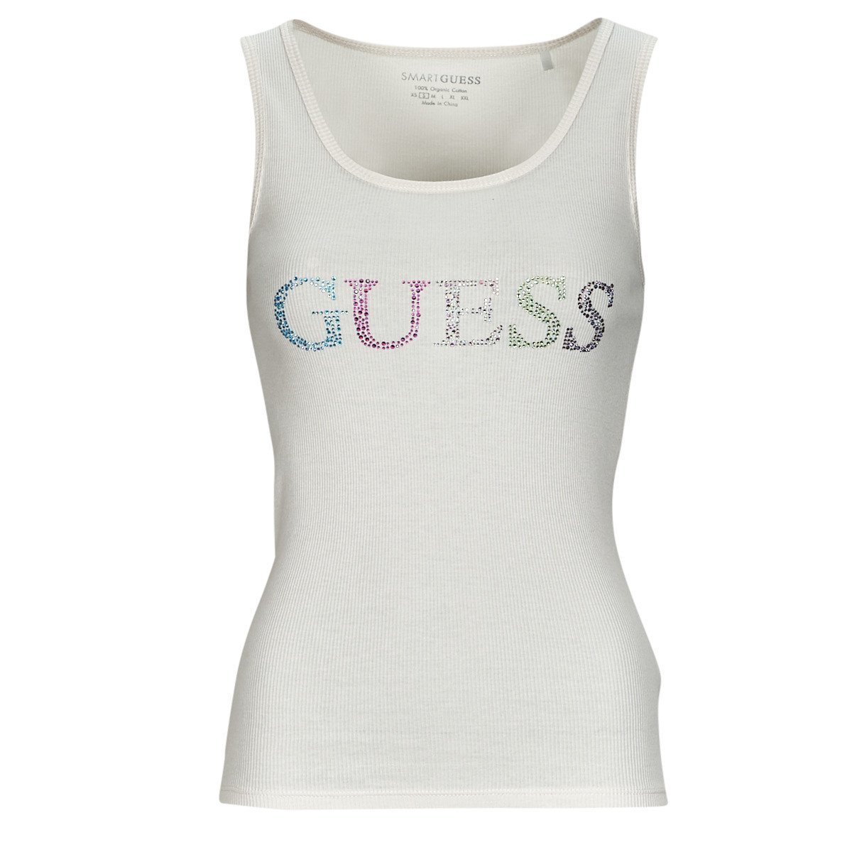Guess  COLORFUL LOGO TANK TOP  Bílá