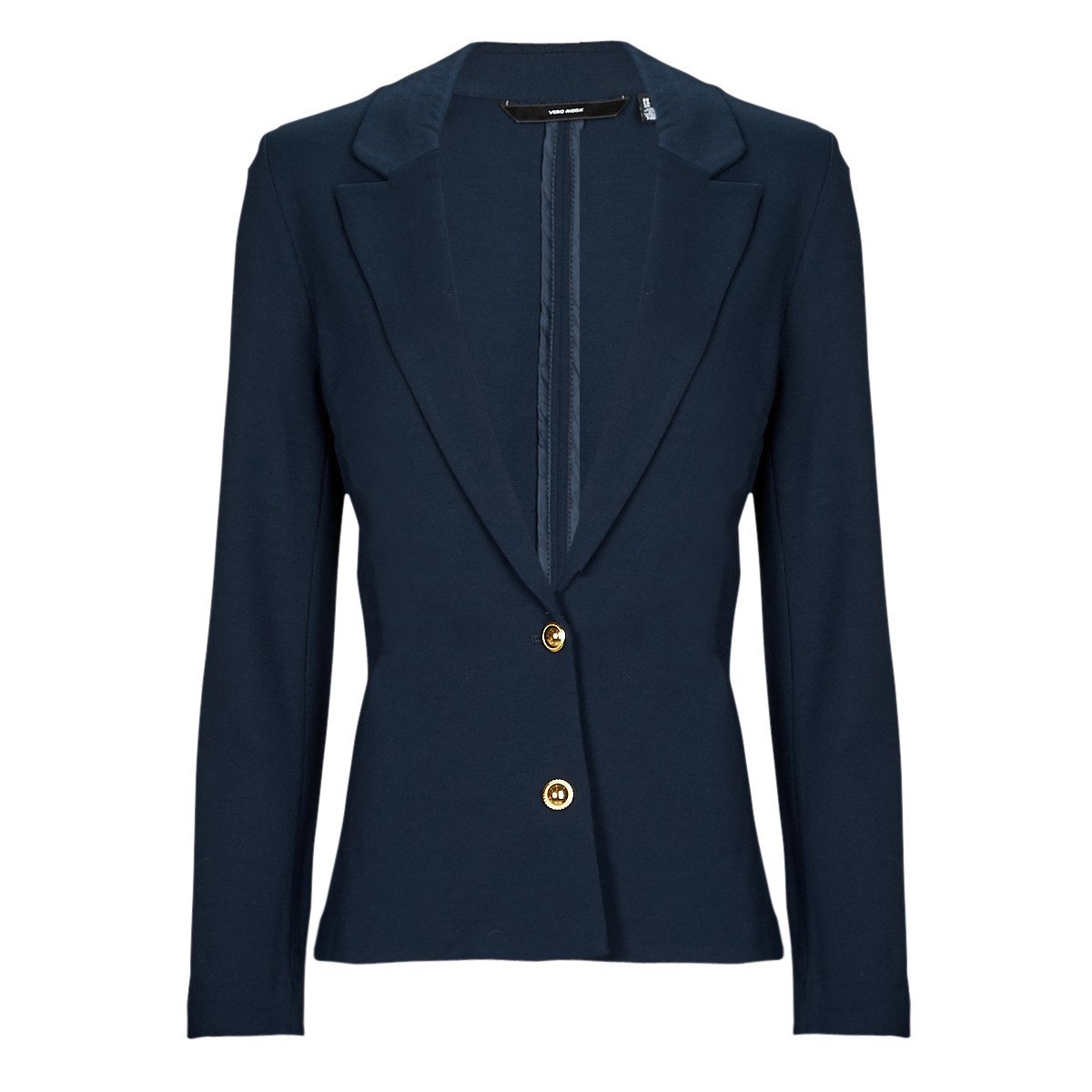 Vero Moda  VMEVA LS SLIM BLAZER W. GOLD BUTTON  GA  Tmavě modrá