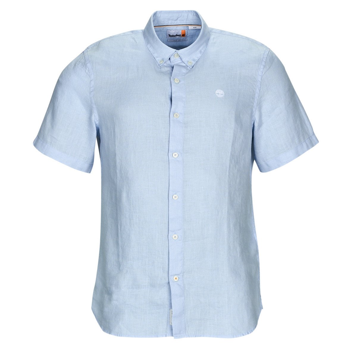 Timberland  SS Mill River Linen Shirt Slim  Modrá