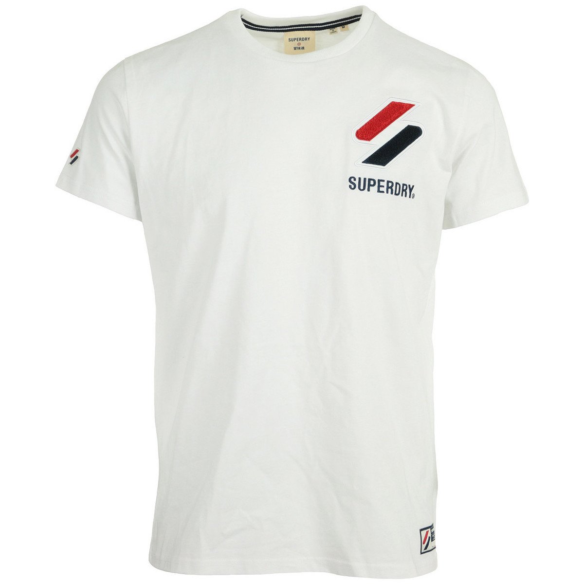 Superdry  Sportstyle Chenille Tee  Bílá