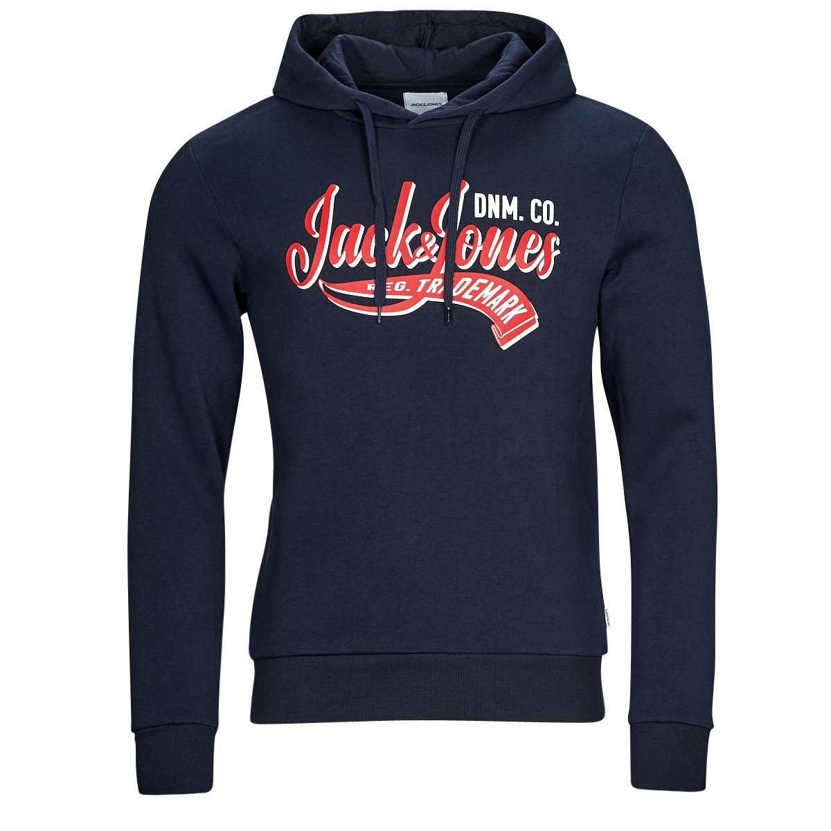 Jack & Jones  JJELOGO SWEAT HOOD 2 COL 23/24  Tmavě modrá