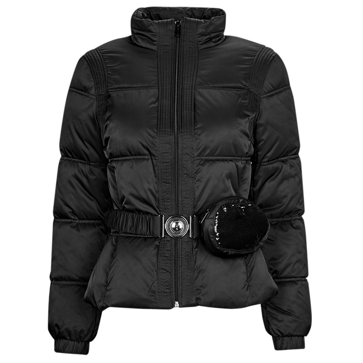 Guess  LUCIA BUM BAG PUFFA  Černá