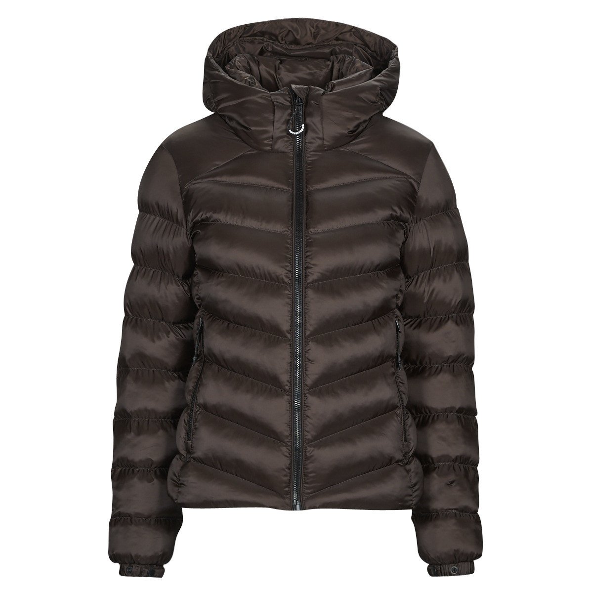 Superdry  HOODED FUJI PADDED JACKET  Hnědá