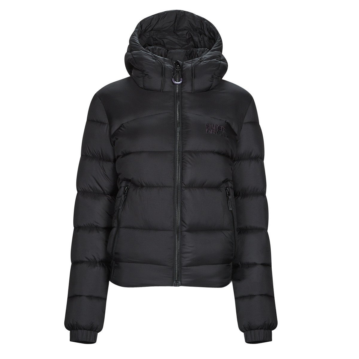 Superdry  SPORTS PUFFER BOMBER JACKET  Černá