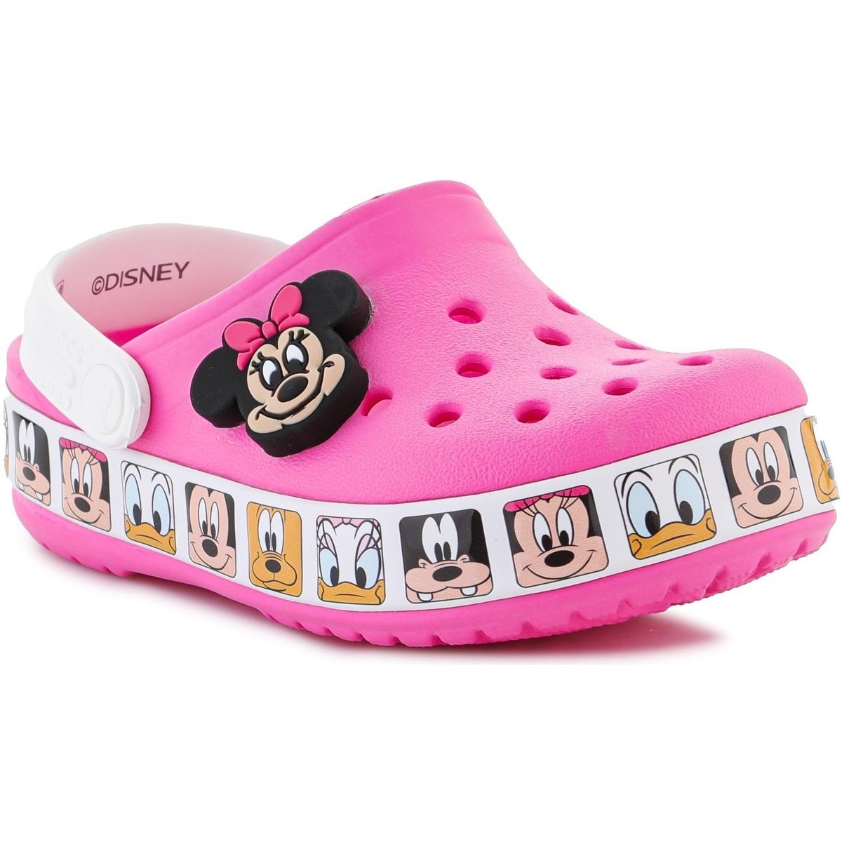 Crocs  FL Minnie Mouse Band Kids Clog T 207720-6QQ  Růžová