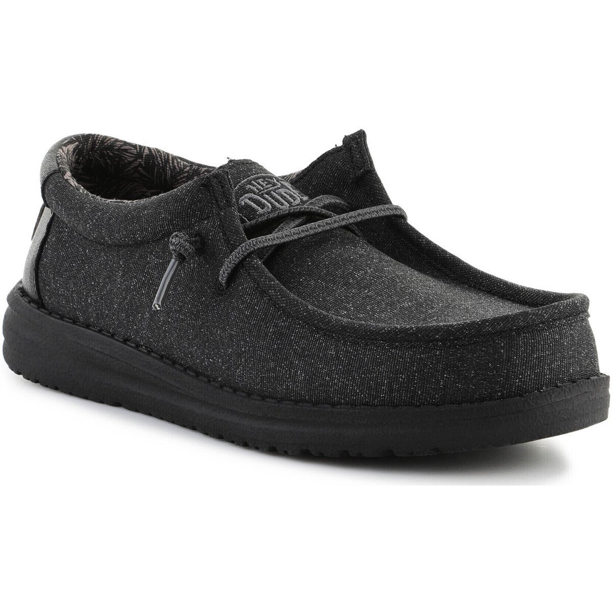 Hey Dude  HEYDUDE WALLY YOUTH BASIC 40041-BLACK  Šedá