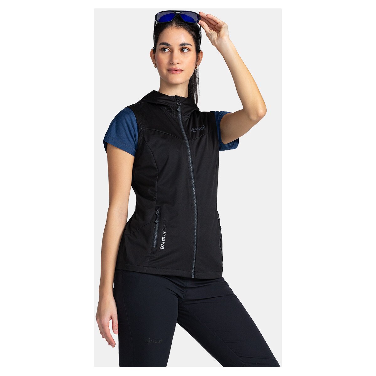 Kilpi  Dámská softshellová vesta  MONILEA-W  Černá