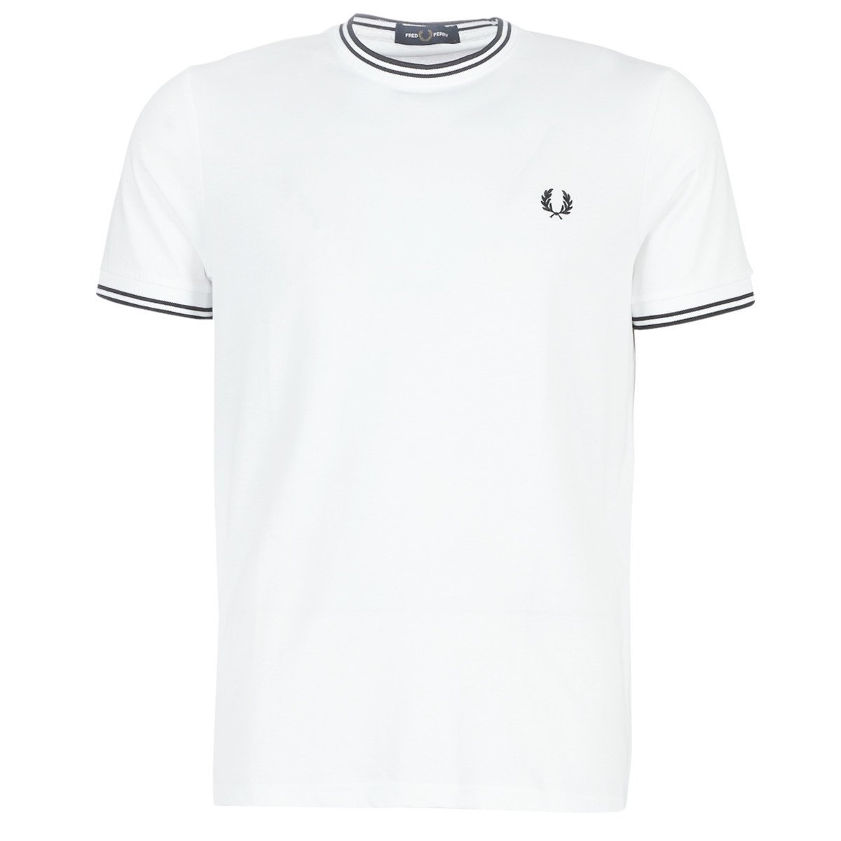 Fred Perry  TWIN TIPPED T-SHIRT  Bílá