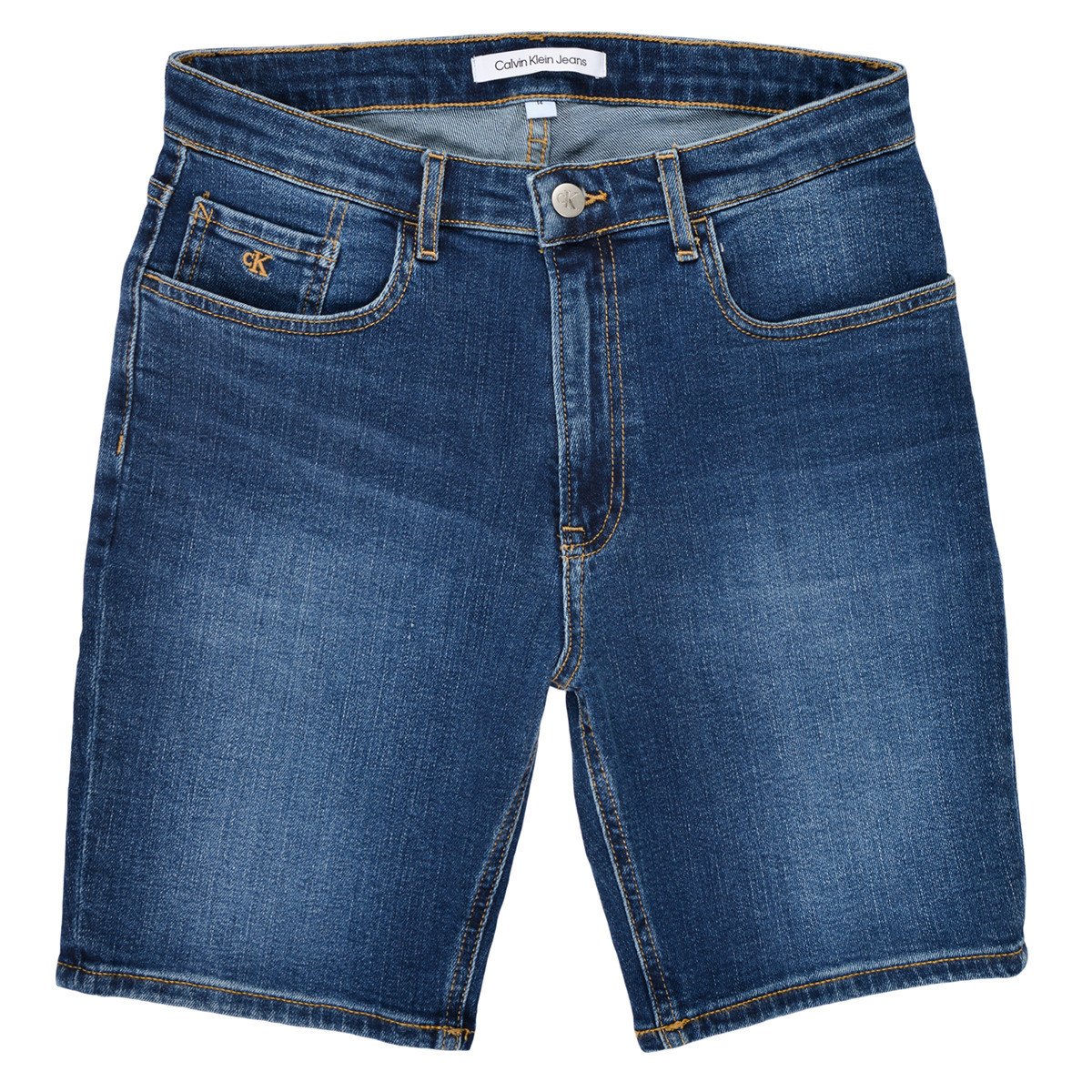 Calvin Klein Jeans  REGULAR SHORT ESS BLUE  Modrá