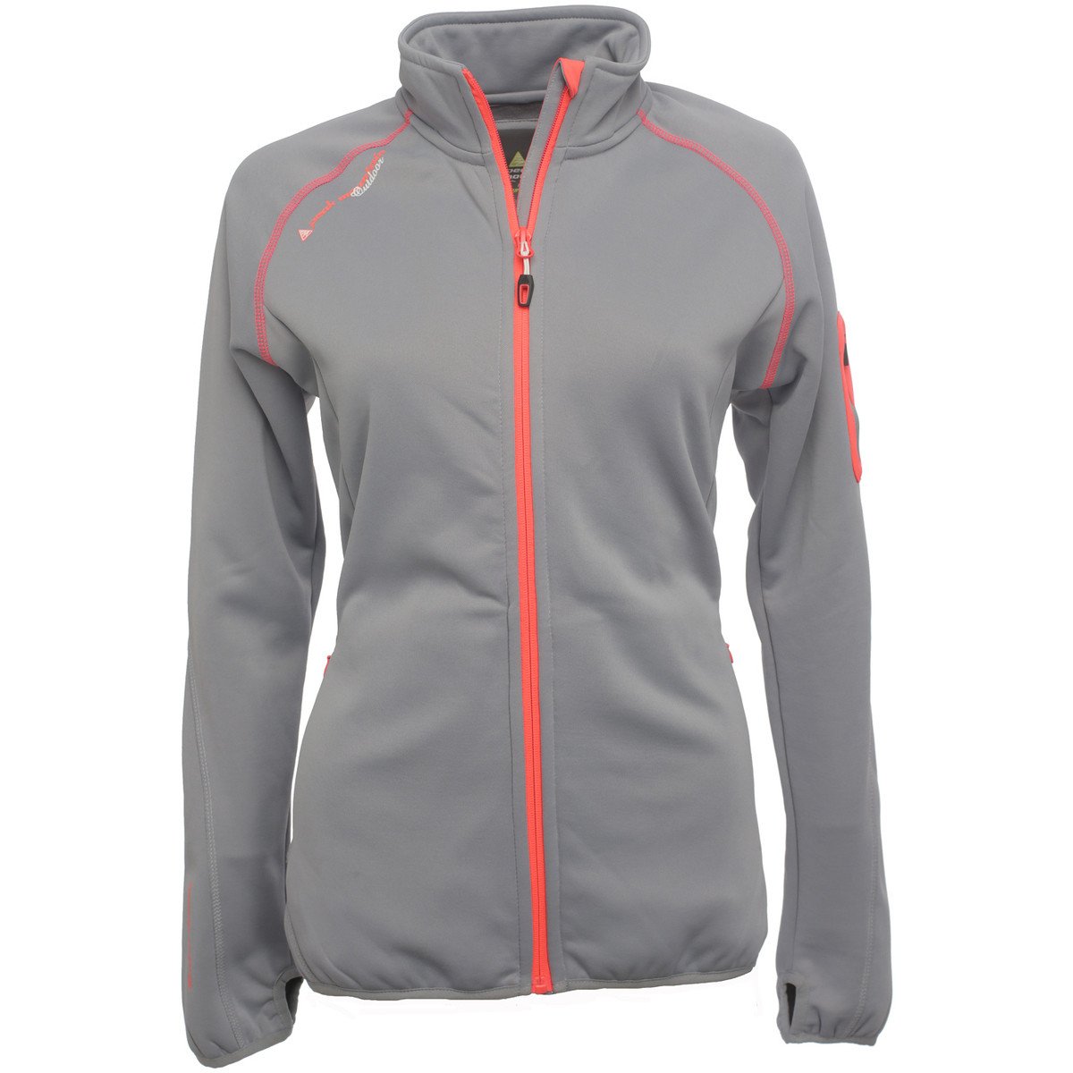 Peak Mountain  Blouson polarshell femme AMANO  Šedá