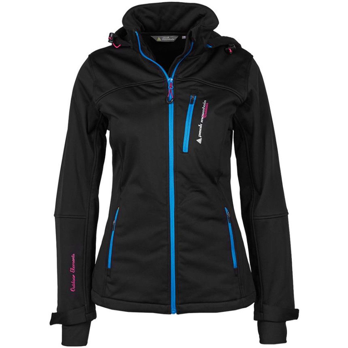 Peak Mountain  Blouson softshell femme ANNE  Černá