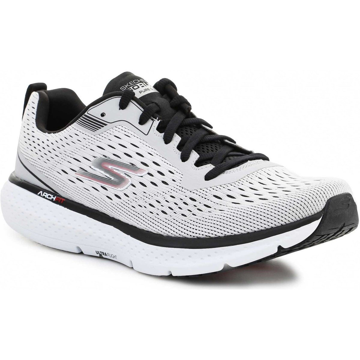 Skechers  Go Run Pure 3 White Black 246034-WBK  ruznobarevne