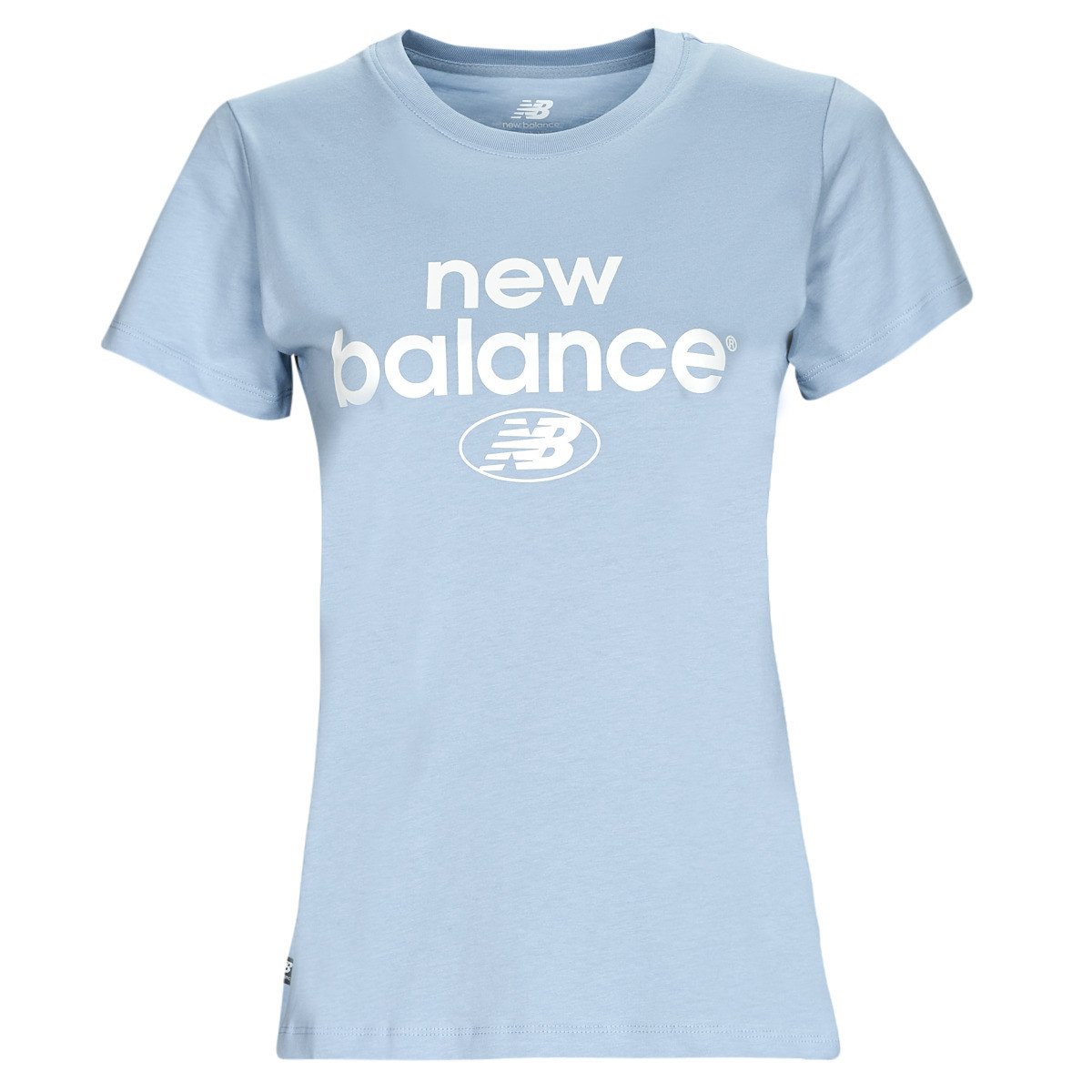 New Balance  Essentials Graphic Athletic Fit Short Sleeve  Modrá