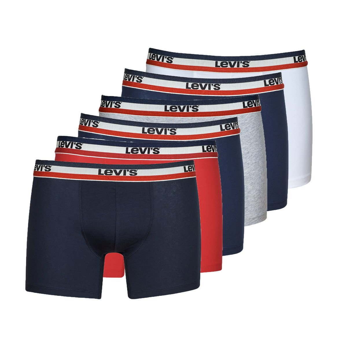 Levis  LOGO BRIEF PACK X6  ruznobarevne