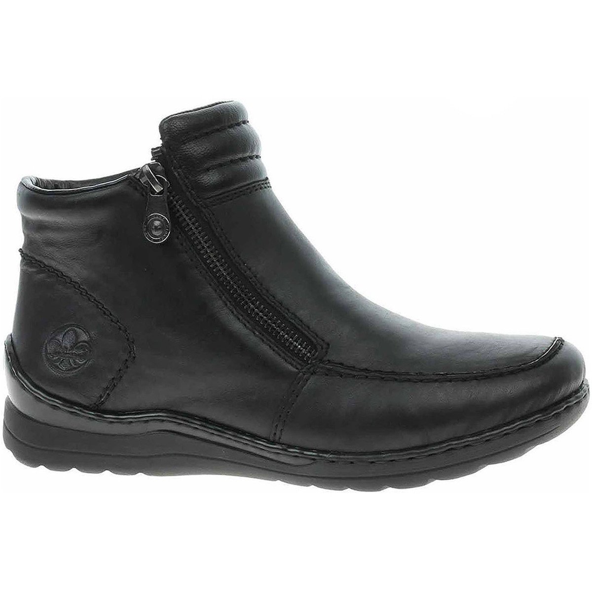 Rieker  Dámské polokozačky  48999-00 schwarz  Černá